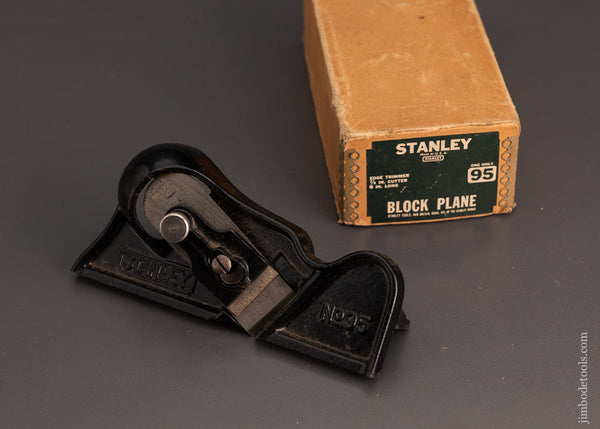 STANLEY No. 95 Block Plane Near Mint in Box - 103135