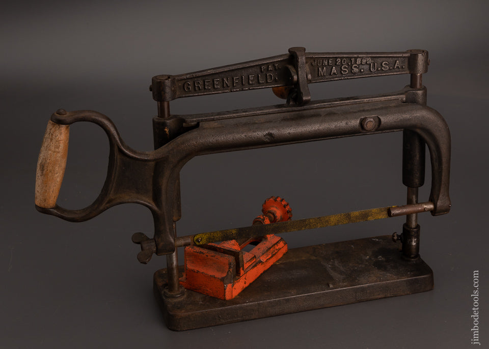 Rare GOODELL-PRATT Metal Cutting Miter Box with Original Vise! - 103139