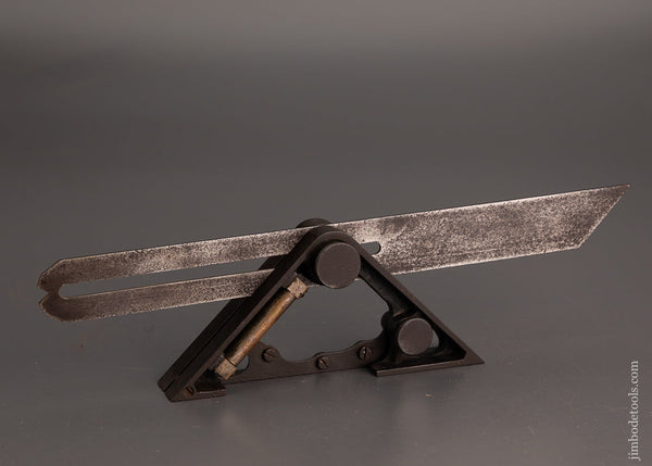 Rare 1890 STILWELL PATENT Combination Square & Bevel - 103168