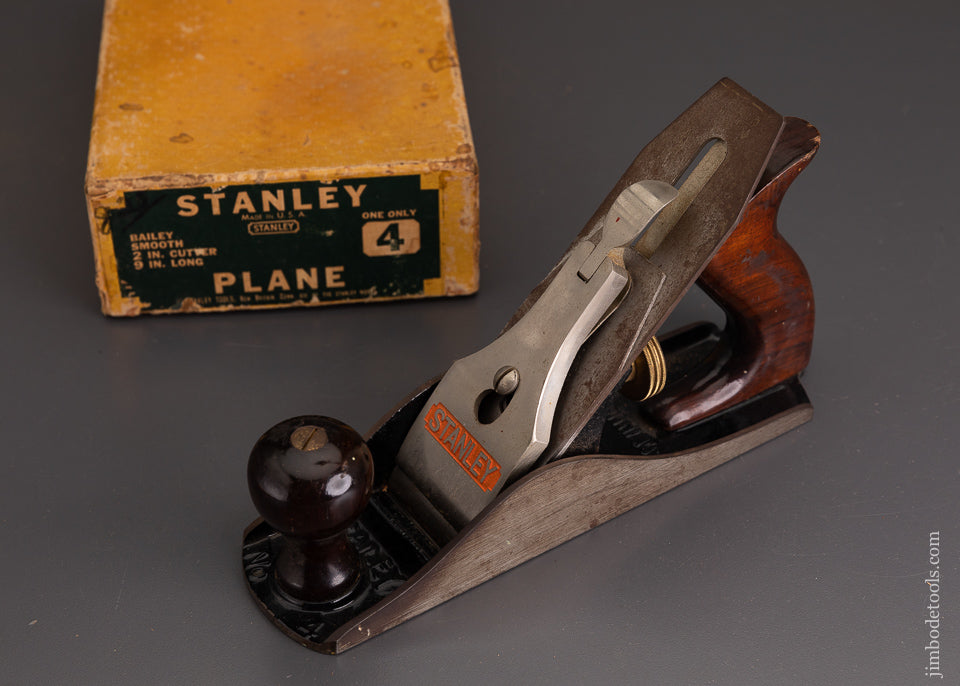 STANLEY No. 4 Smooth Plane in Original Box - 103189