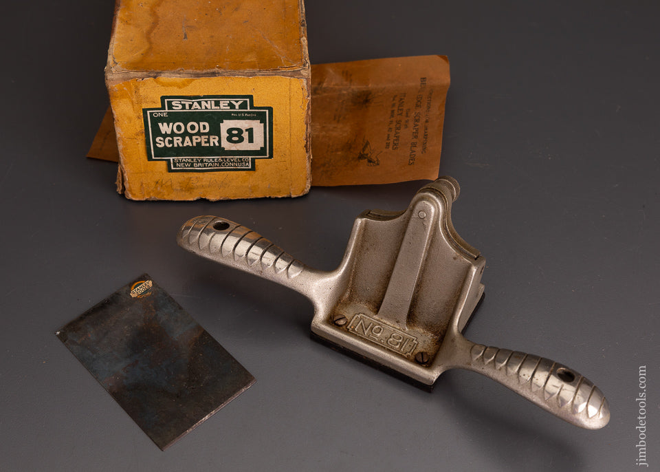 STANLEY No. 81 Wood Scraper SWEETHEART with DECAL in Box - 103196