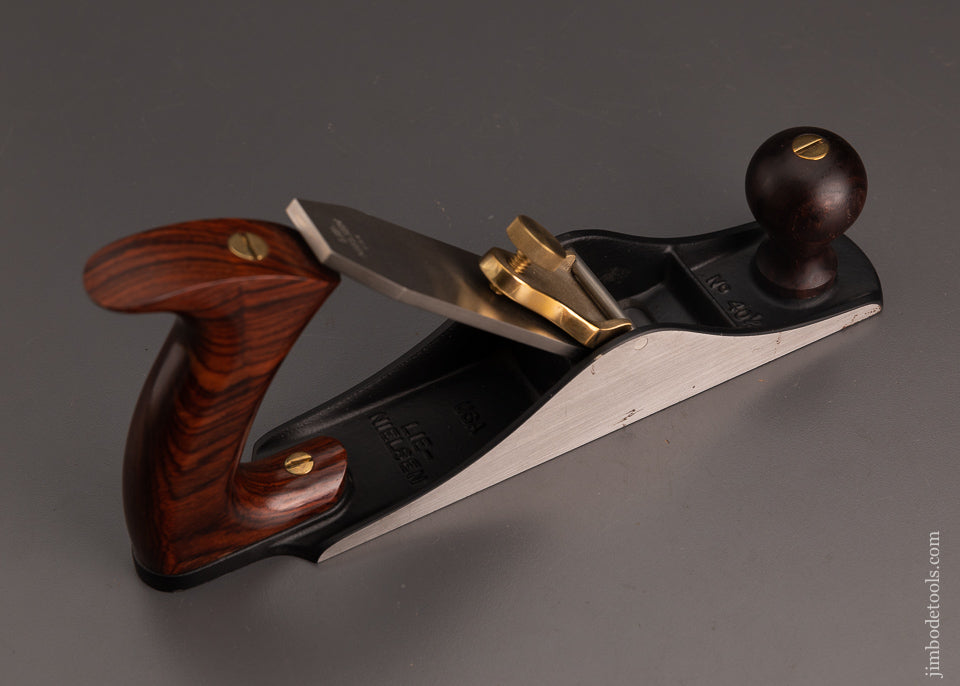Near Mint LIE NIELSEN No. 40 1/2 Scrub Plane with Cocobolo Handles - 103210