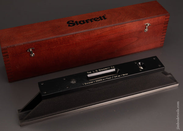 STARRETT No. 199 Master Precision Level Mint in Box - 103211