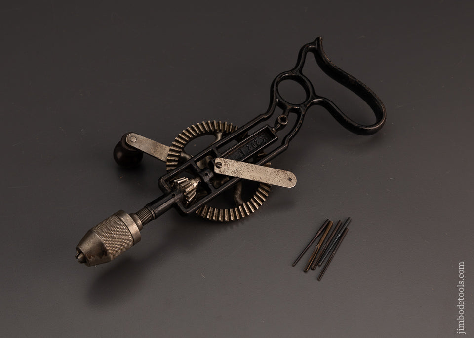 Rare & Fine STANLEY No. 610 SWEETHEART Pistol Grip Hand Drill - 103220