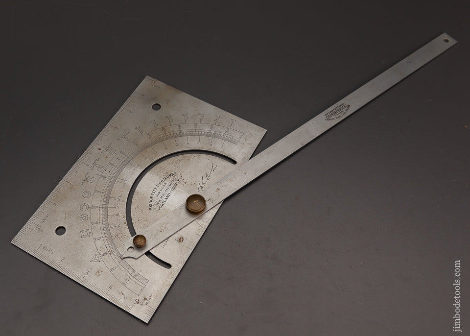 BRIDGE CITY TOOL WORKS BP-18 Bevel Protractor - 103233