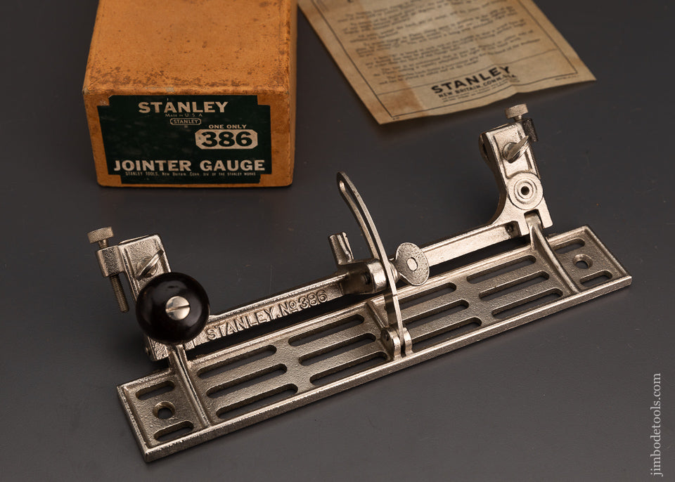 STANLEY No. 386 Jointer Fence Mint in Box - 103240
