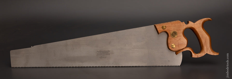 LIE NIELSEN Panel Saw Near Mint Unused 7 Point, 20 Inch Rip - 103242