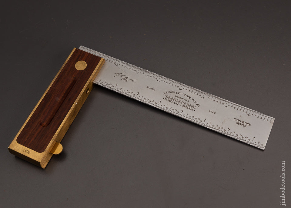 BRIDGE CITY TOOL WORKS AS-9 Adjustable try Square - 103245