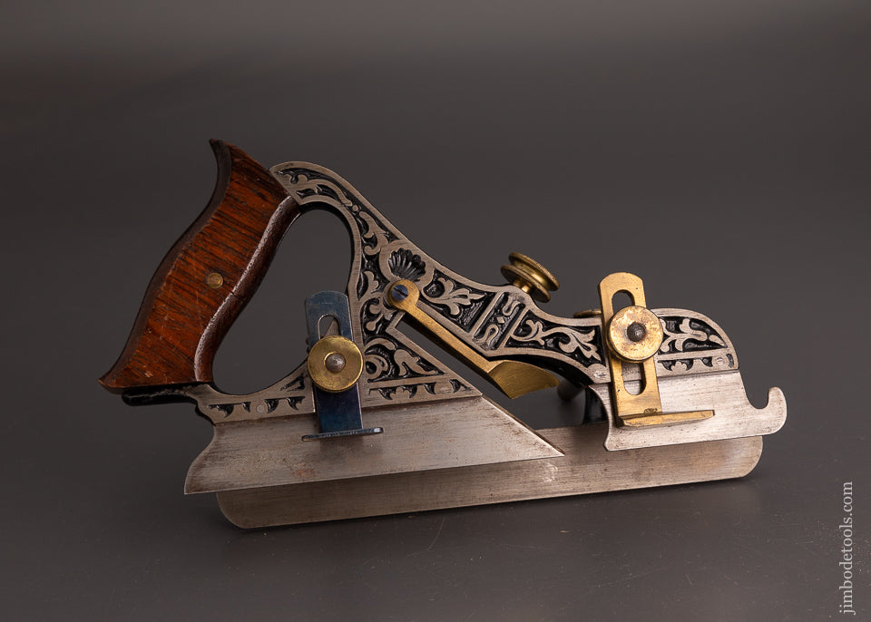 MILLERS PATENT Ornate Plow Plane - 103258