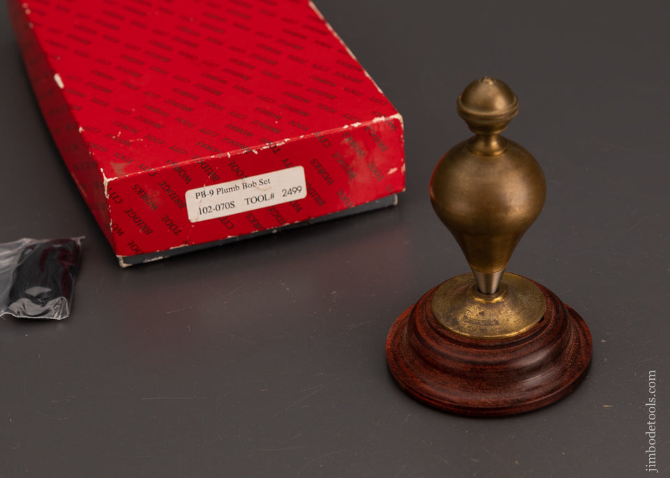 BRIDGE CITY TOOL WORKS PB-9 Plumb Bob Set in Box - 103266