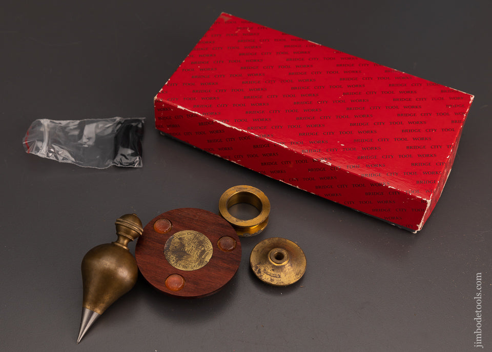 BRIDGE CITY TOOL WORKS PB-9 Plumb Bob Set in Box - 103266