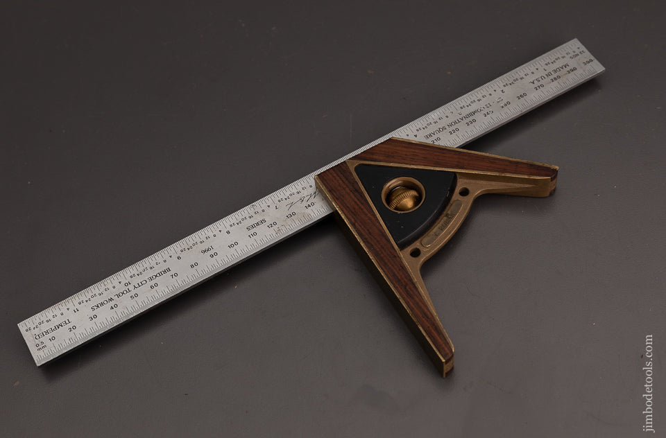 BRIDGE CITY TOOL WORKS MS-3 22.50 Miter Square - CS-12 Combination Square - 103289