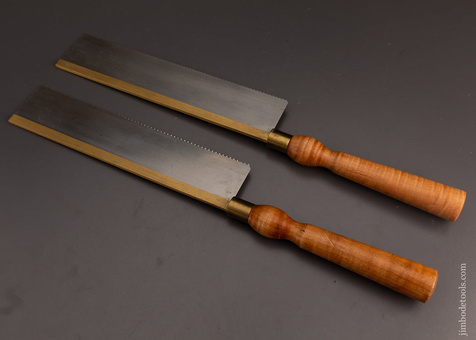 Mint Pair of LIE NIELSEN DISCONTINUED Dovetail Saws - 103295