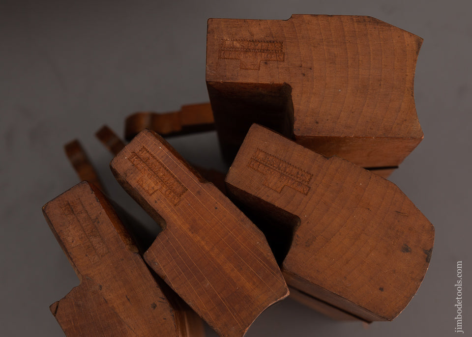 Working Set of 18 Hollow & Round Planes by JJ STYLES KINGSTON, N.Y. - 103348