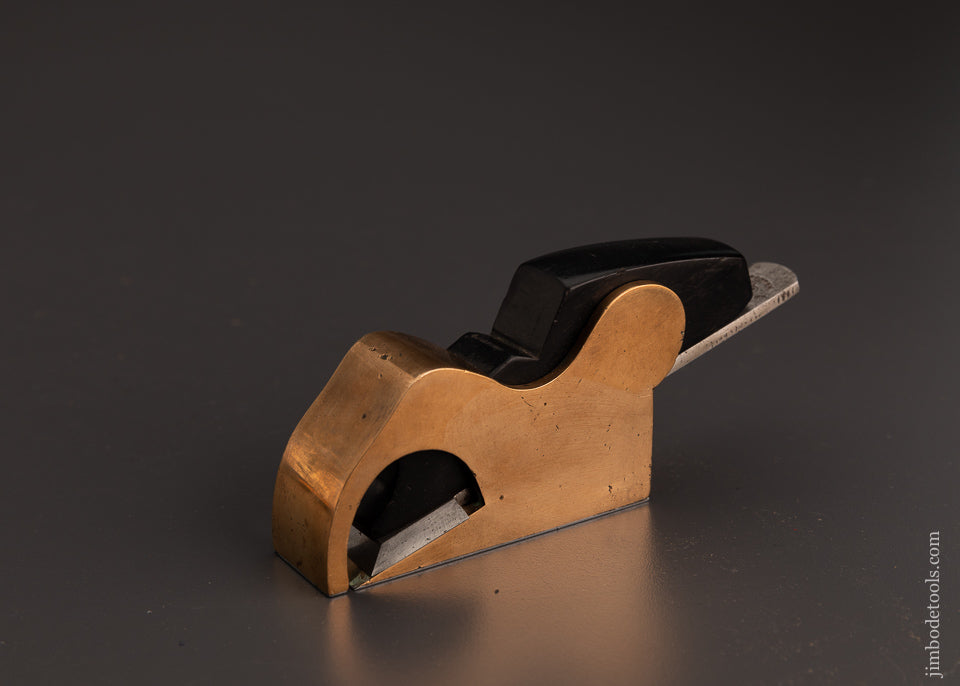 Pretty PRESTON Ebony & Gunmetal Bullnose Shoulder Plane - 103389