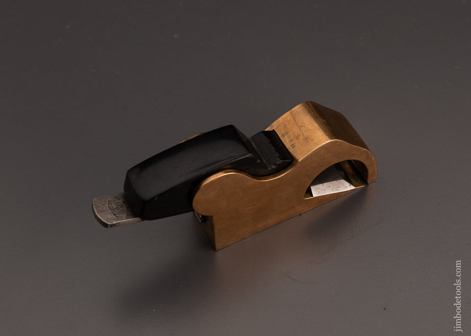 Pretty PRESTON Ebony & Gunmetal Bullnose Shoulder Plane - 103389