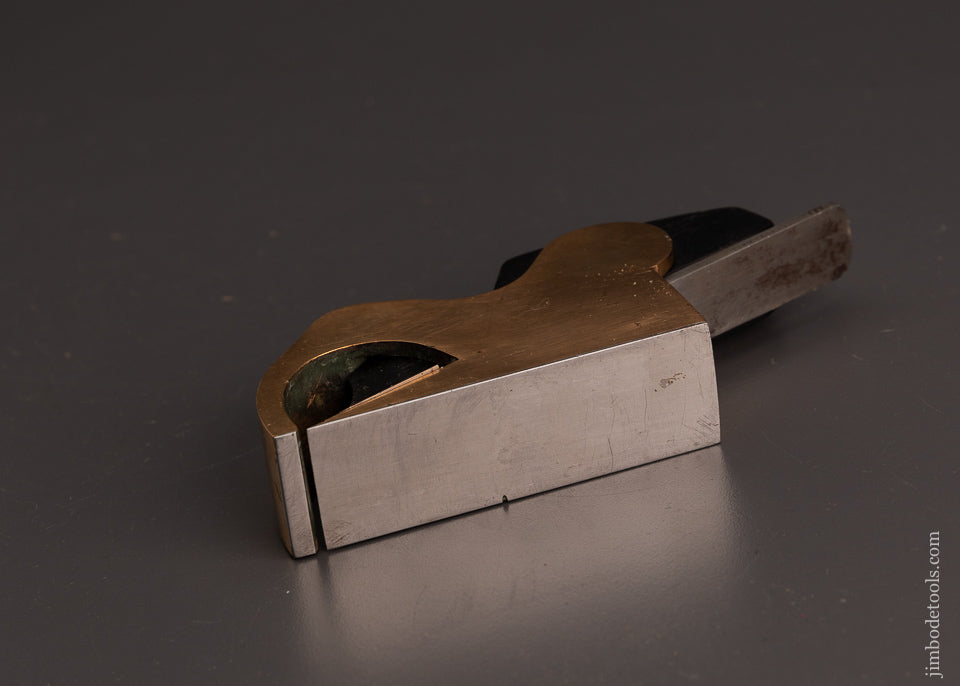 Pretty PRESTON Ebony & Gunmetal Bullnose Shoulder Plane - 103389