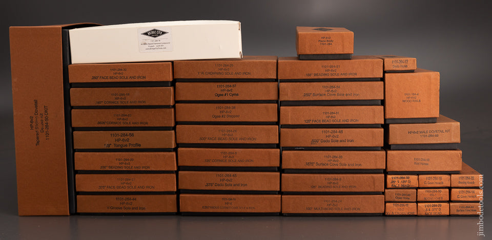 BRIDGE CITY TOOL WORKS HP-6 Plane Body & 34 Accessories Mint in Boxes - 103416