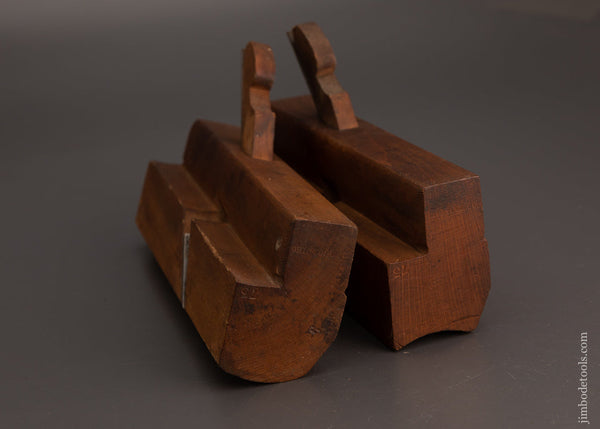Rare Size OHIO TOOL CO. No. 11 Pair of Hollow & Round Moulding Planes - 103426