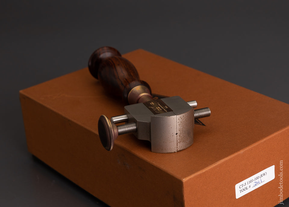 BRIDGE CITY TOOL WORKS No. CT-5 Hand Vise Rosewood in Box - 103439