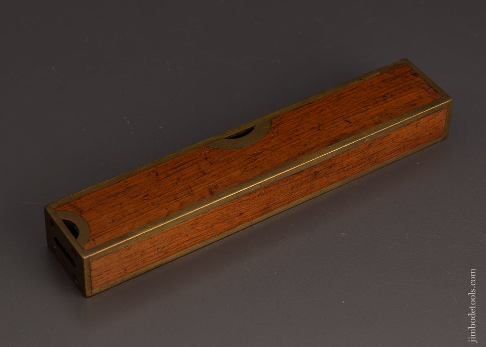 Fine 8 Inch STRATTON BROS. Rosewood Level & Plumb - 103472