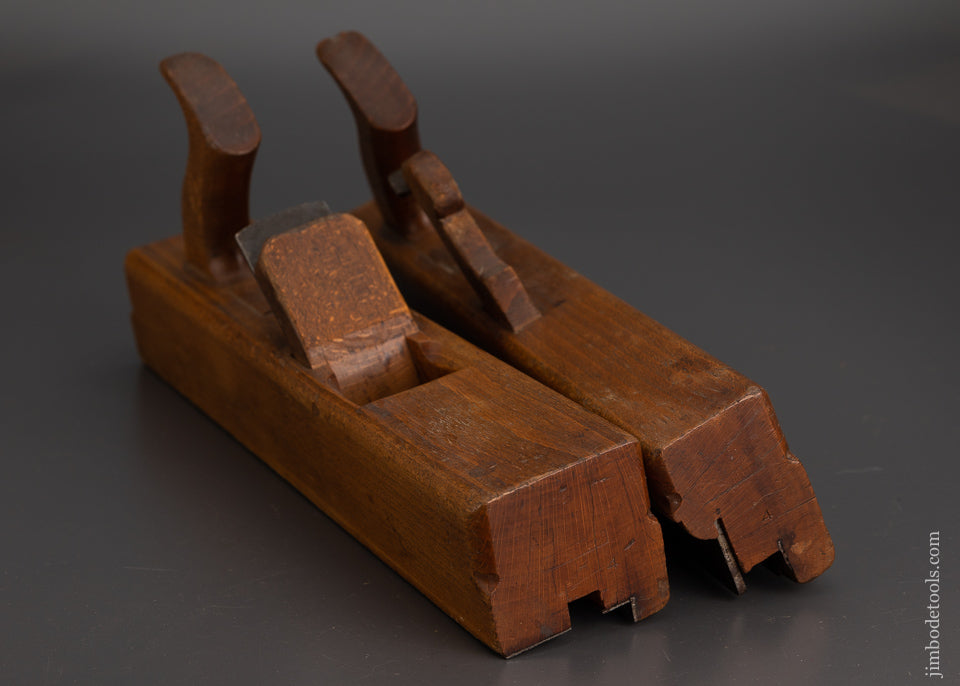Fine Pair of 1 1/2 Inch Plank Planes by E. SAFFORD 4 STARS **** - 103518