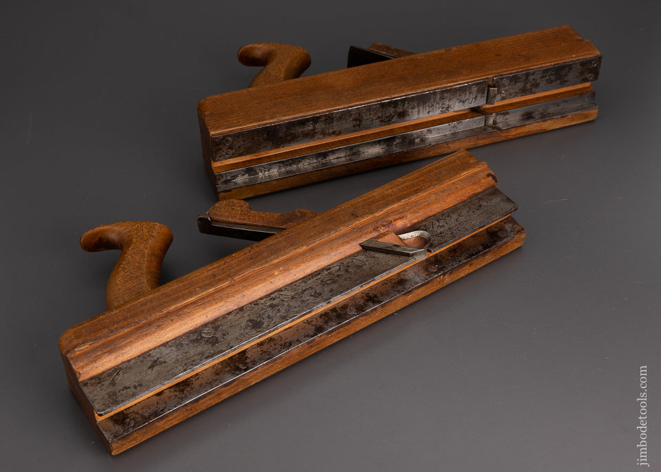 Fine Pair of 1 1/2 Inch Plank Planes by E. SAFFORD 4 STARS **** - 103518
