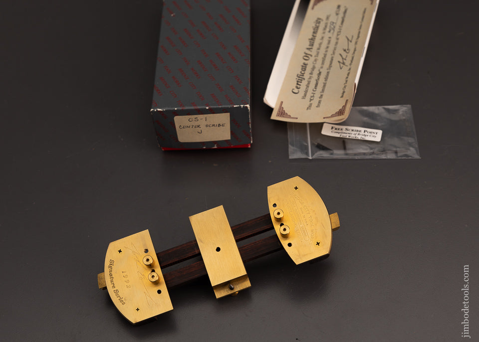BRIDGE CITY TOOL WORKS CS-1 Center Scribe Mint in Box - 103531