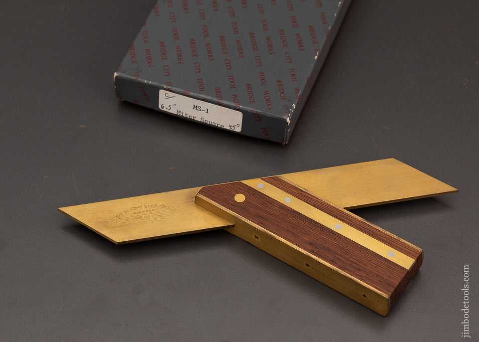 BRIDGE CITY TOOL WORKS MS-1 Miter Square in Box - 103535