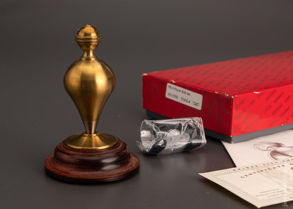 BRIDGE CITY TOOL WORKS PB-1 Plumb Bob Set in Box - 103538