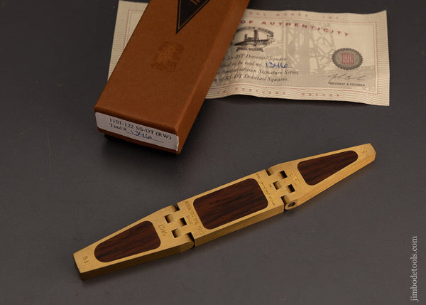 BRIDGE CITY TOOL WORKS SS-DT Rosewood Dovetail Saddle Square Mint in Box - 103546