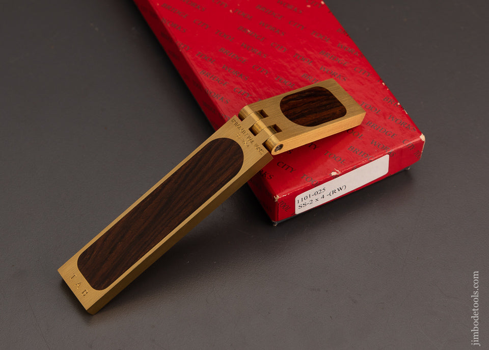 BRIDGE CITY TOOL WORKS SS-2x4 Rosewood Saddle Square Mint in Box - 103549