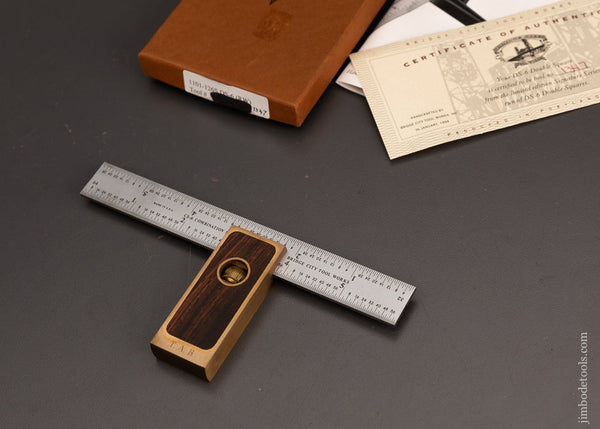 BRIDGE CITY TOOL WORKS DS-6 Rosewood Double Square in Box - 103551
