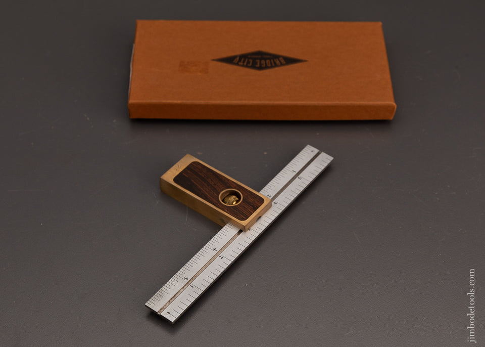 BRIDGE CITY TOOL WORKS DS-6 Rosewood Double Square in Box - 103551