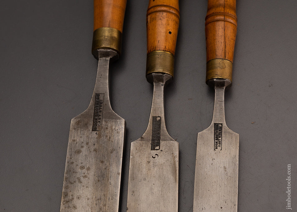 3 Fabulous BUCK BROS. Long, Thin Paring Chisels - 103569