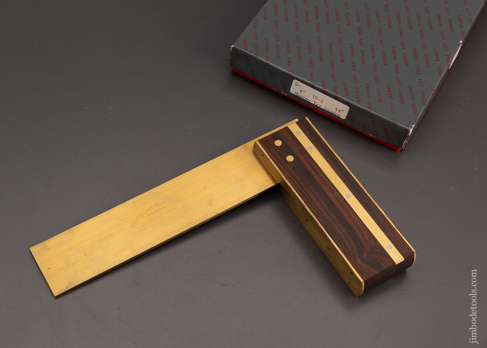 BRIDGE CITY TOOL WORKS TS-2 Master Try Square in Box - 103580