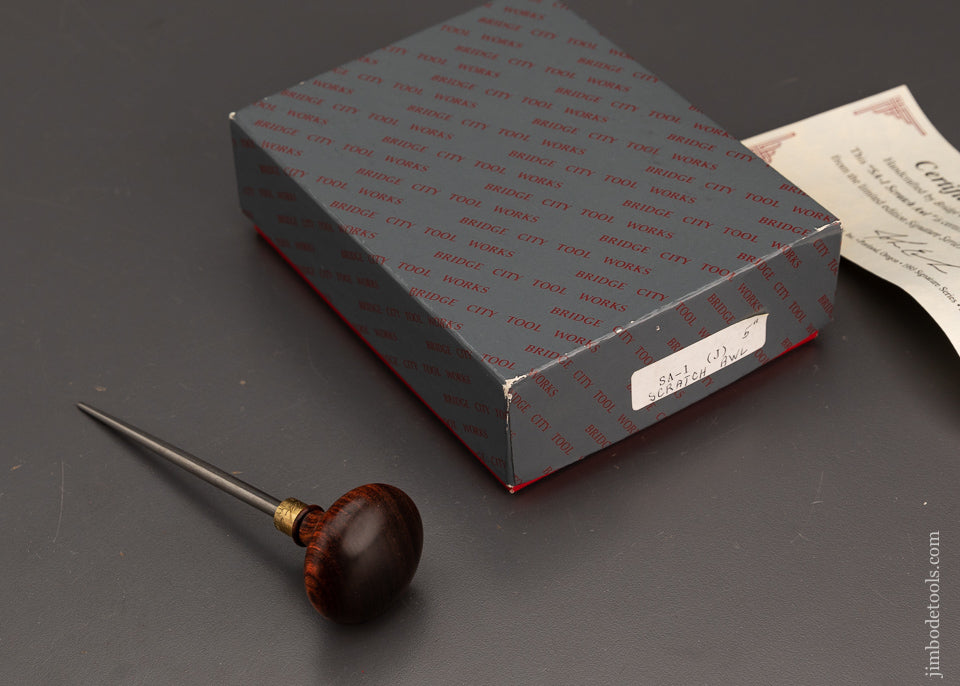 BRIDGE CITY TOOL WORKS SA-1 Scratch Awl in Box - 103583