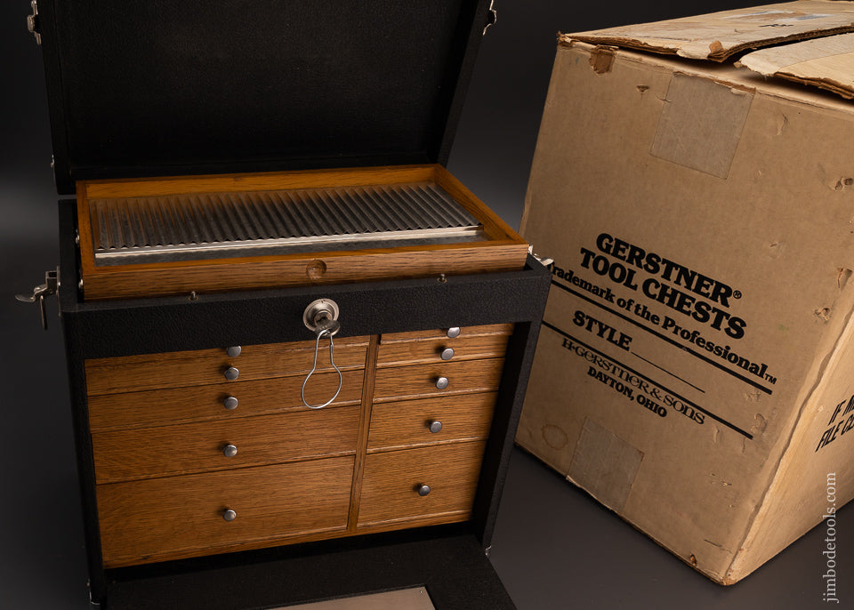 GERSTNER 10 Drawer Oak Chest Dead Mint in Original Box! - 103585