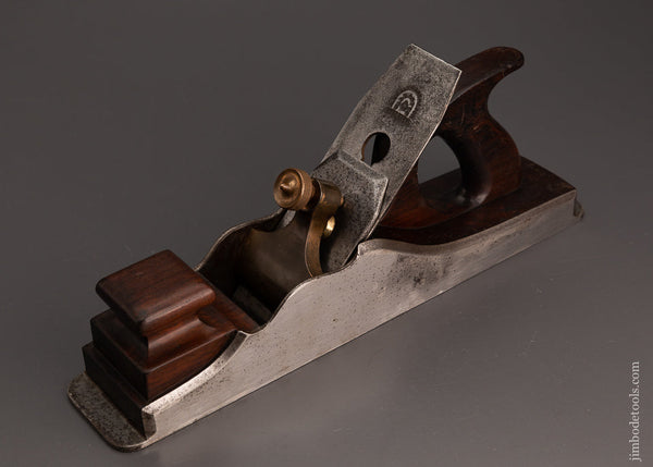 Fine MATHIESON 14 1/2 Inch Panel Plane Dovetailed Steel with Rosewood Infill - 103629