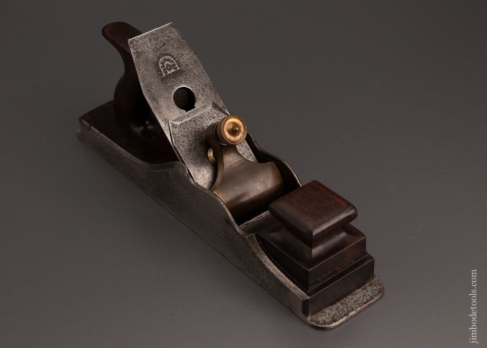 Fine MATHIESON 14 1/2 Inch Panel Plane Dovetailed Steel with Rosewood Infill - 103629