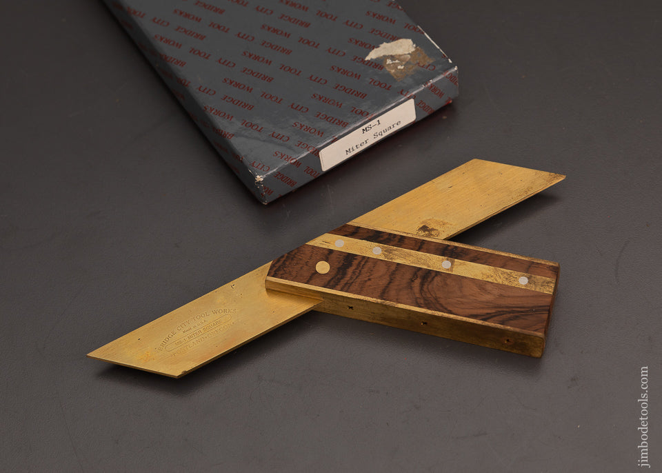BRIDGE CITY TOOL WORKS MS-1 Miter Square in Box - 103646