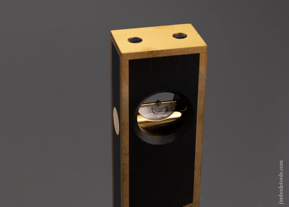 Solid Ebony STRATTON BROS. Level by BARRY WEAVER 8 Inch Mint - 103672