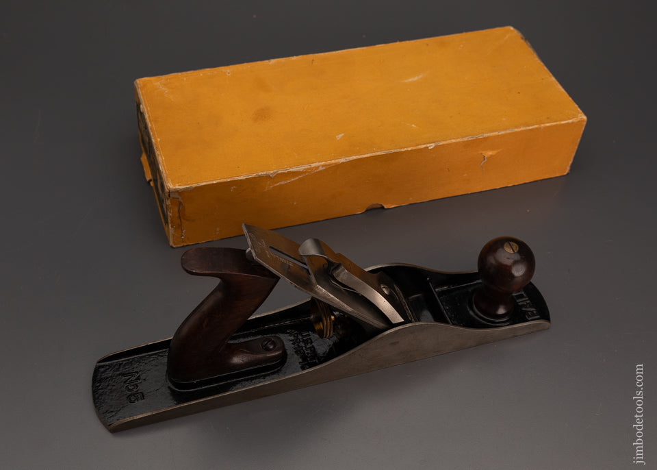 Phenomenal STANLEY No. 5 Jack Plane Early SWEETHEART in Original Box - 103681