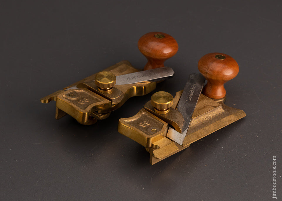 DISCONTINUED Pair LIE NIELSEN L-N 98/99 Side Rabbet Planes in Box - 103707