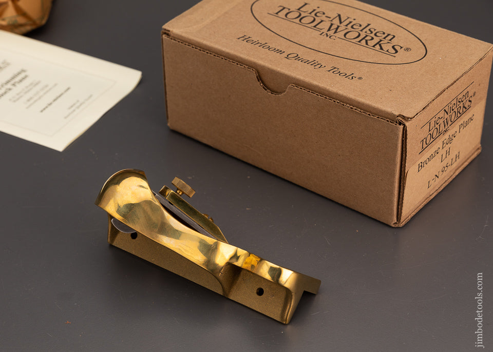 DISCONTINUED LIE NIELSEN L-N 95 Left Hand Bronze Edge Plane in Box - 103708