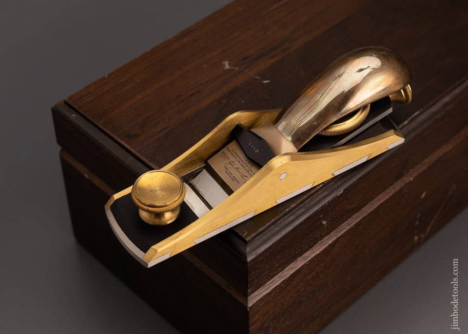 BRIDGE CITY TOOL WORKS CT-7 Precision Low Angle Block Plane in Walnut Presentation Box - 103733