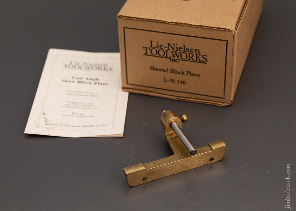 LIE NIELSEN L-N 140 Skewed Block Plane Fence in Box - 103736