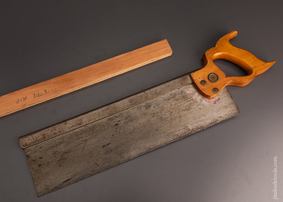 Wicked Sharp DISSTON No. 4 Tenon Saw - 103737