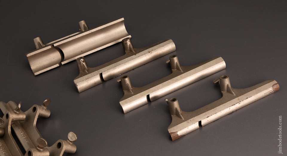 Rare 7 Auxiliary Hollow & Round Bottoms for STANLEY No. 45 Combination Plane with Irons - 103746