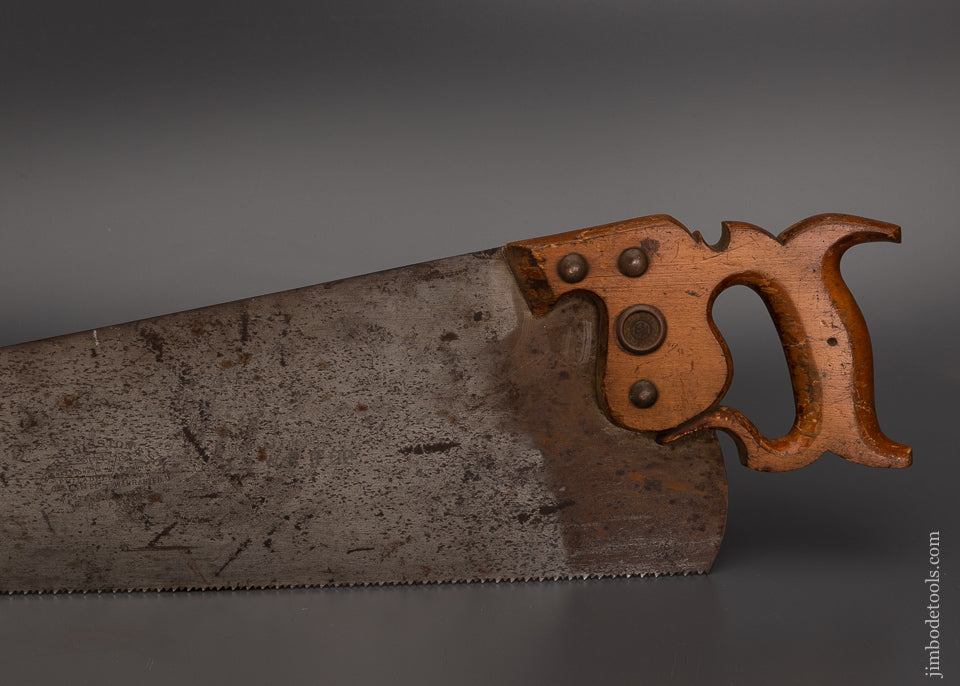 Fine DISSTON No. 7 Hand Saw Just Sharpened by Tom Law - 103840